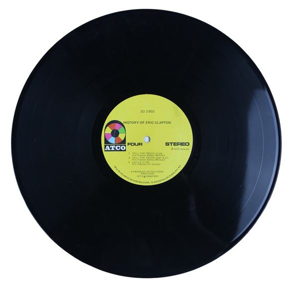 History of Eric Clapton Vinyl Record Album Gatefold ATCO SD2-803 1972 - Picture 8 of 14